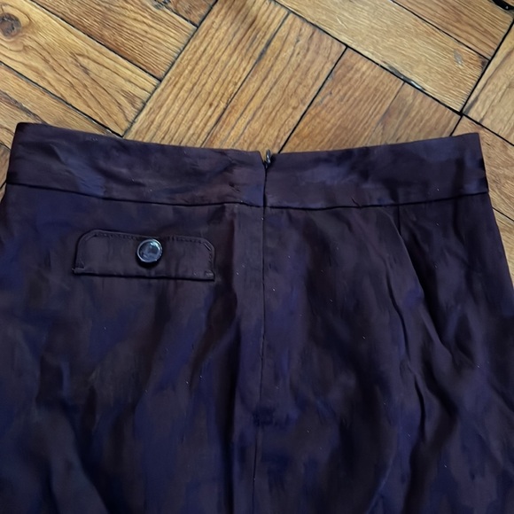 Ann Taylor loft brown petite skirt size: 4P - Picture 6 of 7